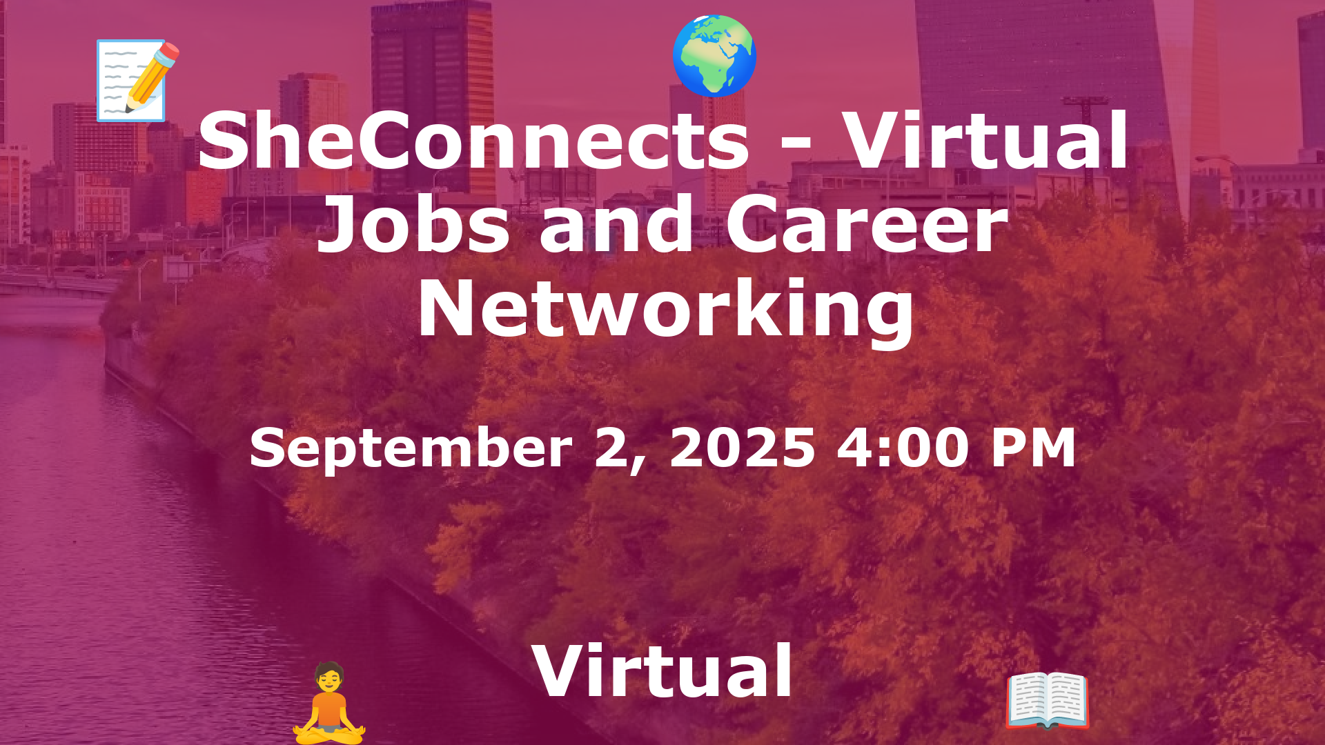 SheConnects - Virtual Jobs and Career Networking event image